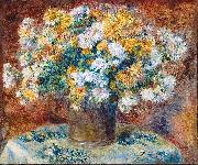 Pierre-Auguste Renoir Chrysanthemums Spain oil painting artist